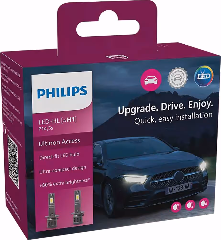 LOT DE 2 AMPOULED LED H1 ULTINON ACCESS