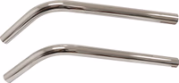 Lot de 2 tubes aspirateur métalliques 38mm Adaptable