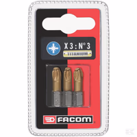 Lot de 3 embouts ed.102t