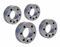 Lot de 4 galets twin type C pour fil fourré Ø 1,2/1,6 mm