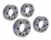 Lot de 4 galets twin type C pour fil fourré Ø 1,6/2,4 mm