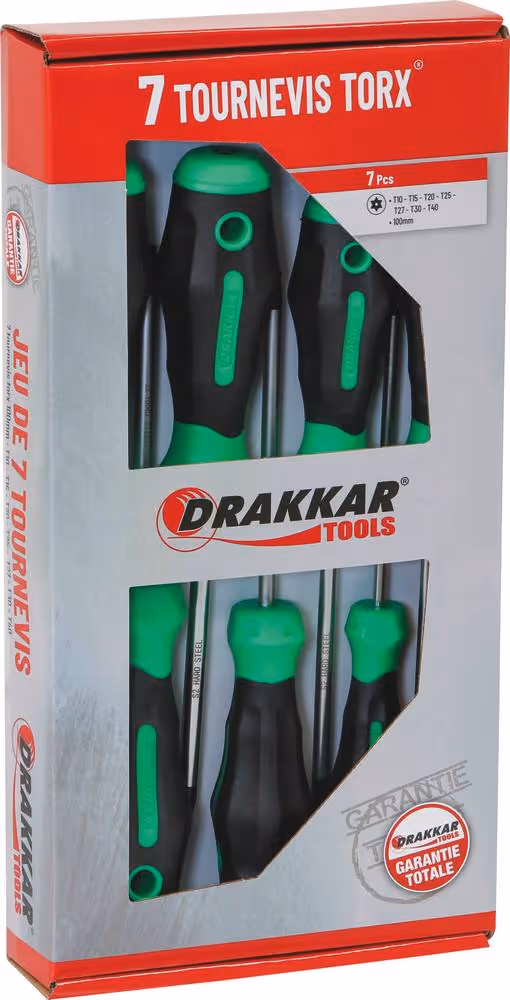 LOT DE 7 TOURNEVIS TORX