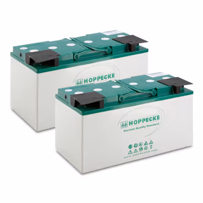 Lot de batteries AGM 2x 12V/80Ah