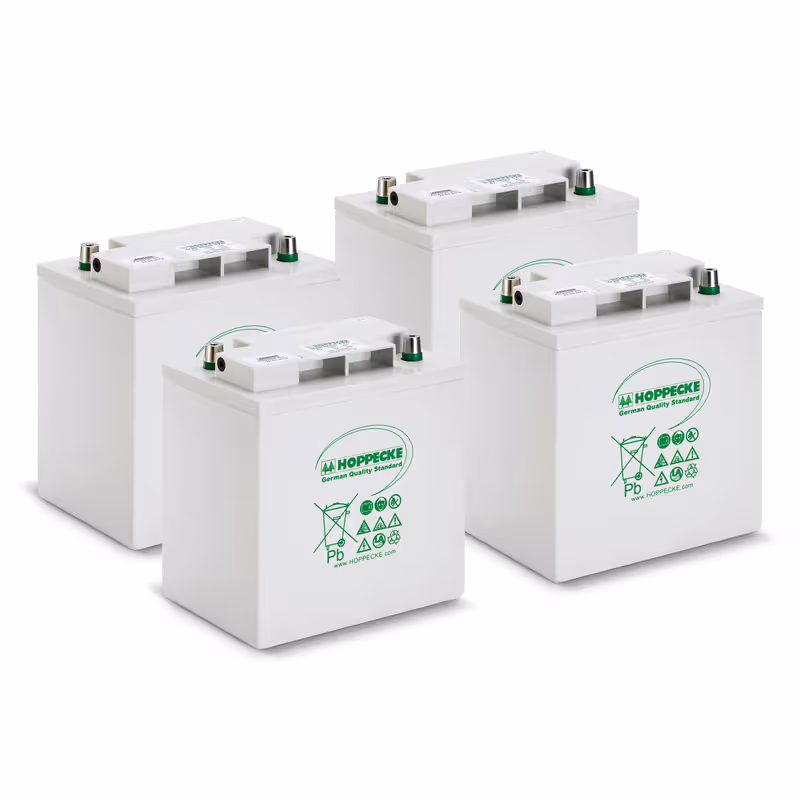 Lot de batteries AGM 4x 6V/170Ah