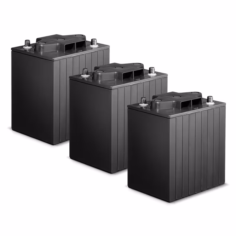 Lot de batteries Gel 3x 12V/76Ah