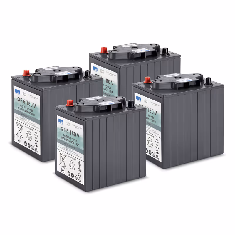 Lot de batteries Gel 4x 6V/180Ah