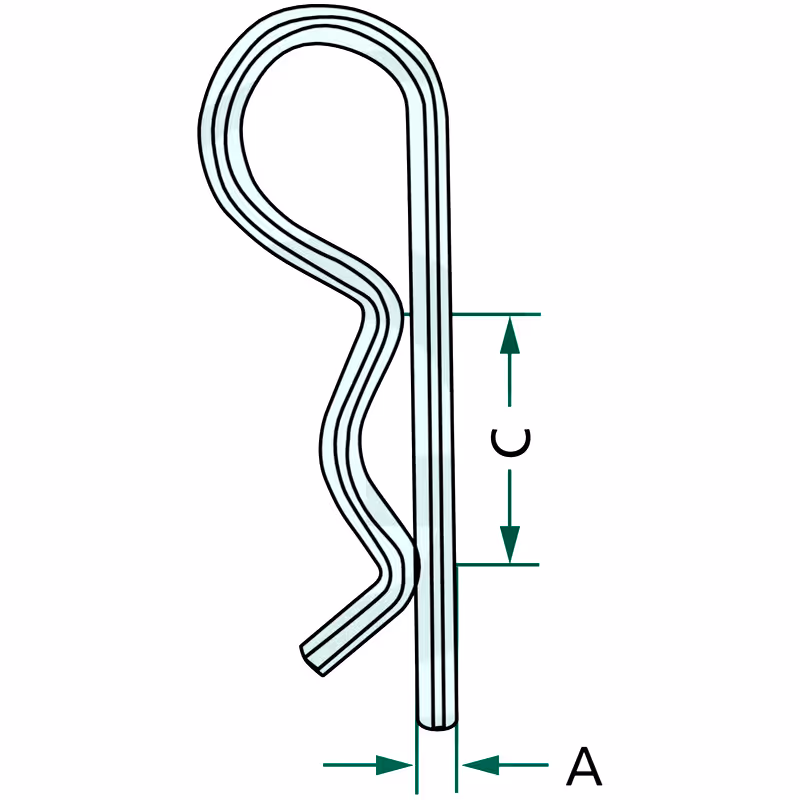 Lot de goupilles Bêta 3 mm (x5)