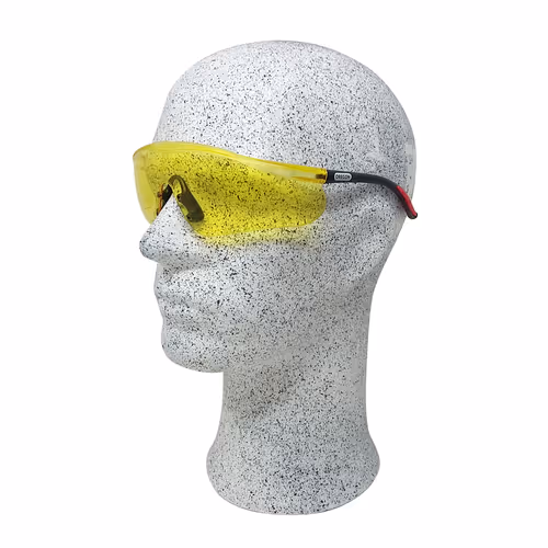 Lunettes de sécurité, jaunes