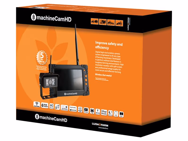MachineCam HD Kit caméra de recul wi-fi