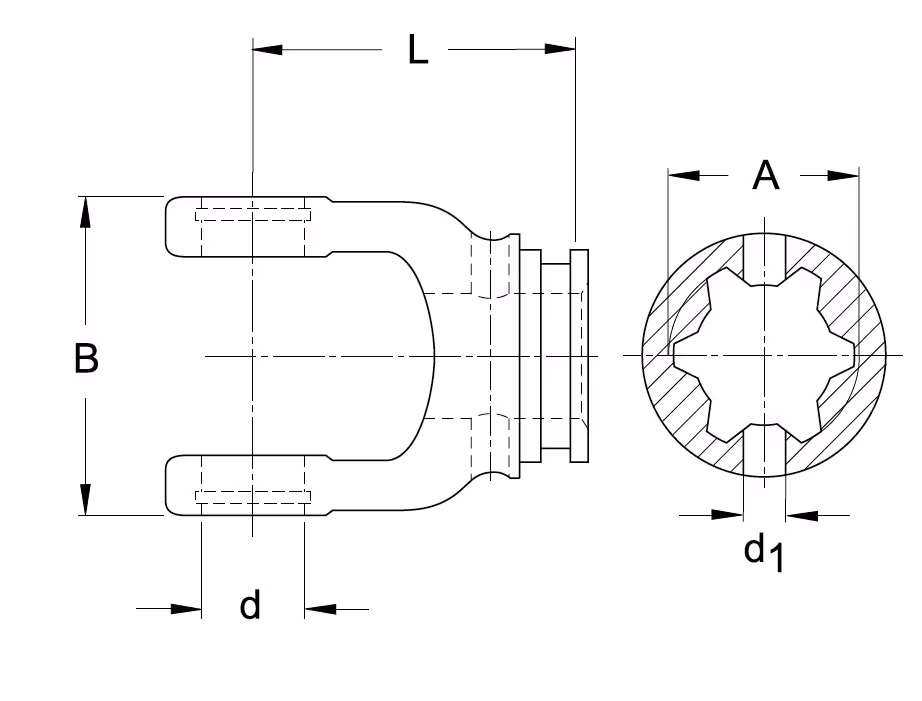Mâchoire à tube étoile S6 P600 Walterscheid 261430