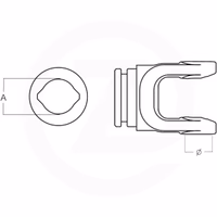 Mâchoire p. tube profilé L24