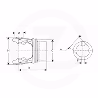Mâchoire tube int. S8