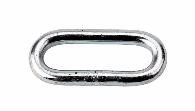 Maillon ovale zingué 40mm 