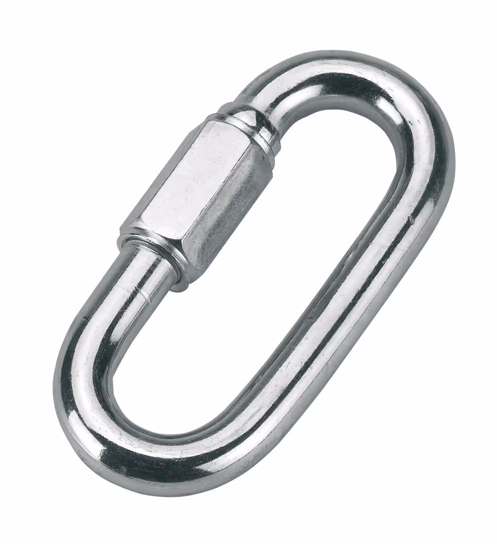 Maillon rapide zingué 5mm zingué