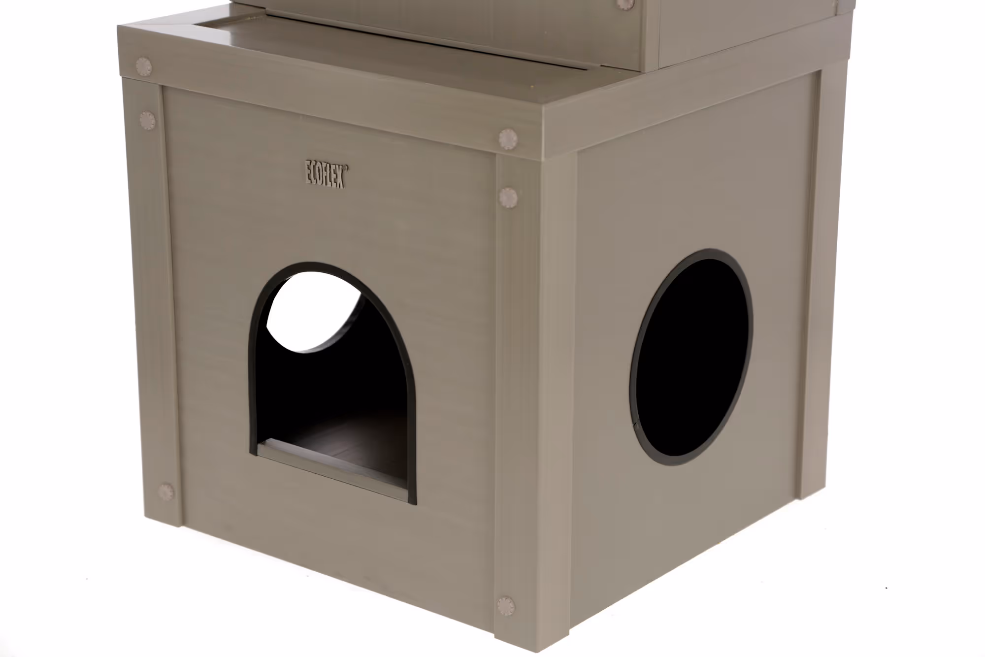 Maison de jeu pour chat ECO 42 x 42 x152,5 cm, gris