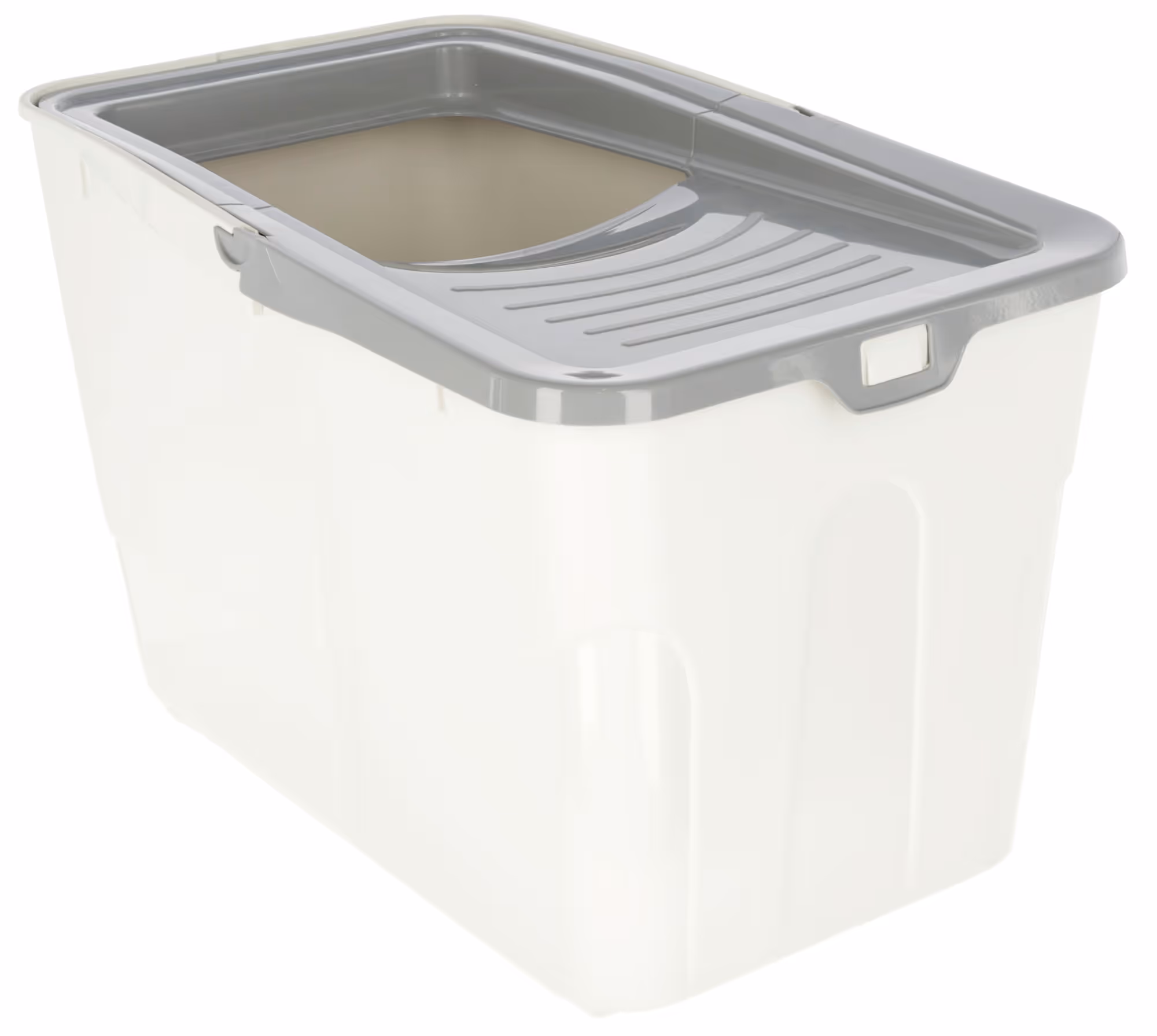 Maison de toilette pour chat Buxo, gris/bleu, 56X39X38,5cm