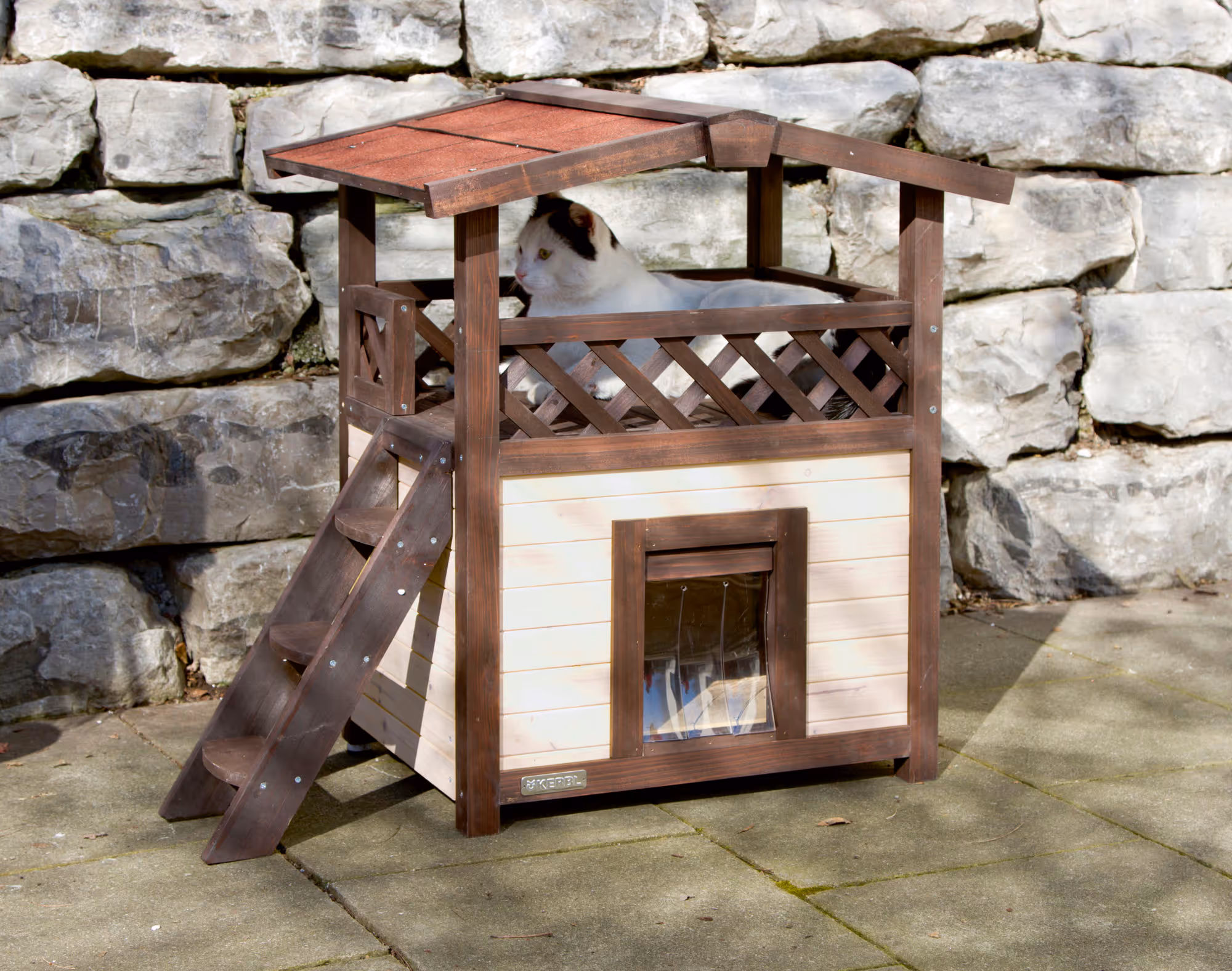 Maison pour chat 4-Seasons Deluxe 88x57x77 cm