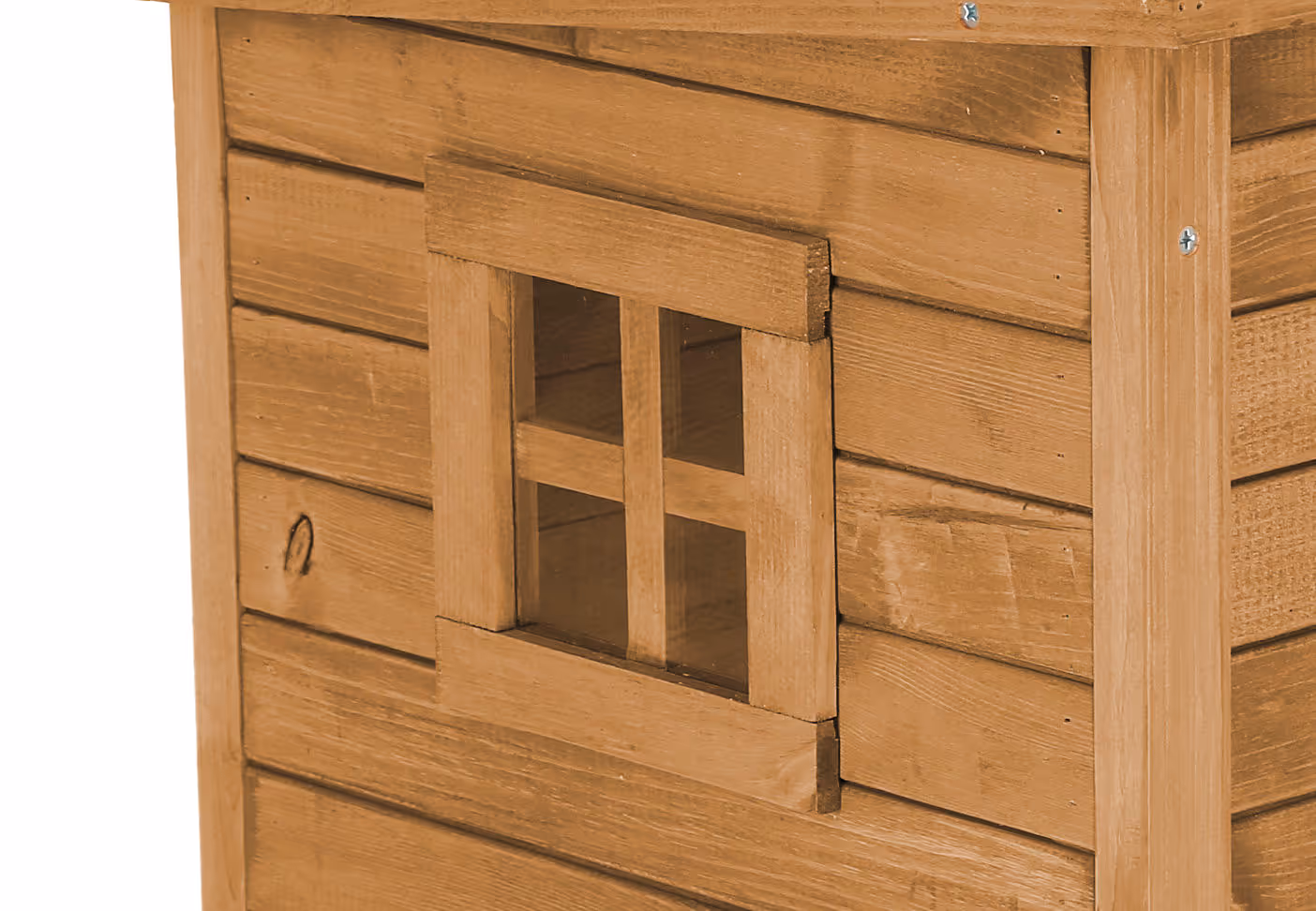 Maison pour chat Rustica marron/vert, 57X45X43cm