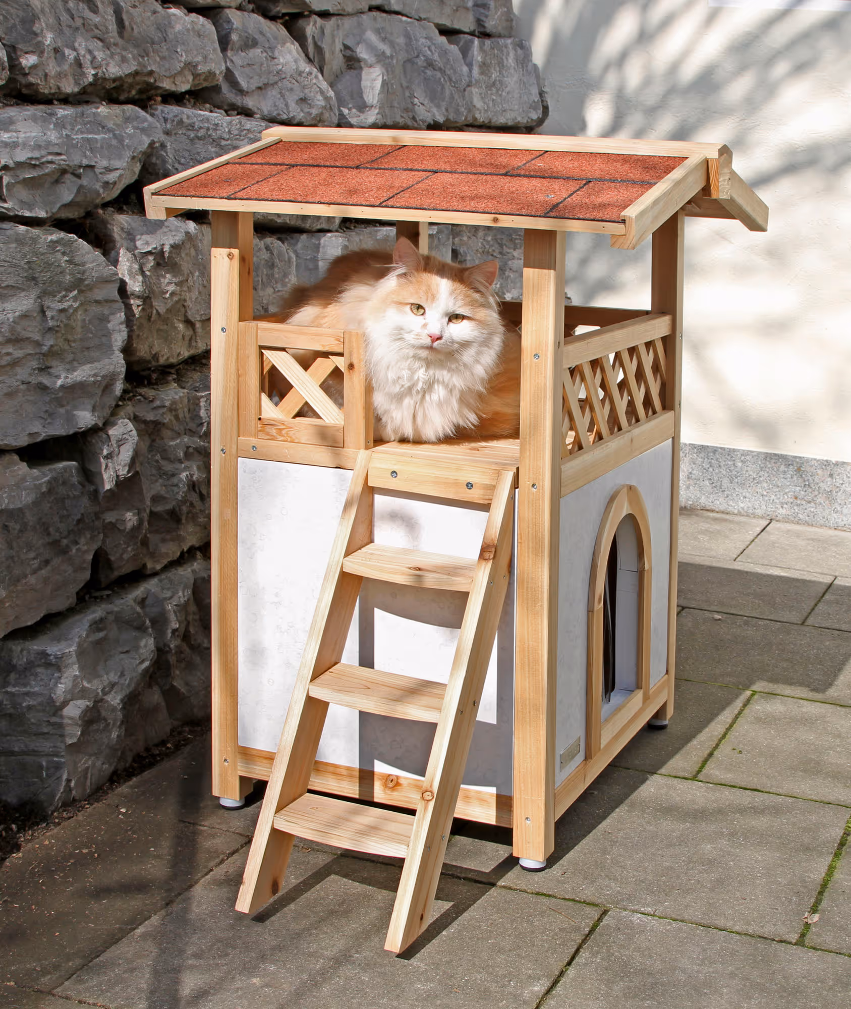 Maison pour chat Tyrol Alpin 88X57X77cm