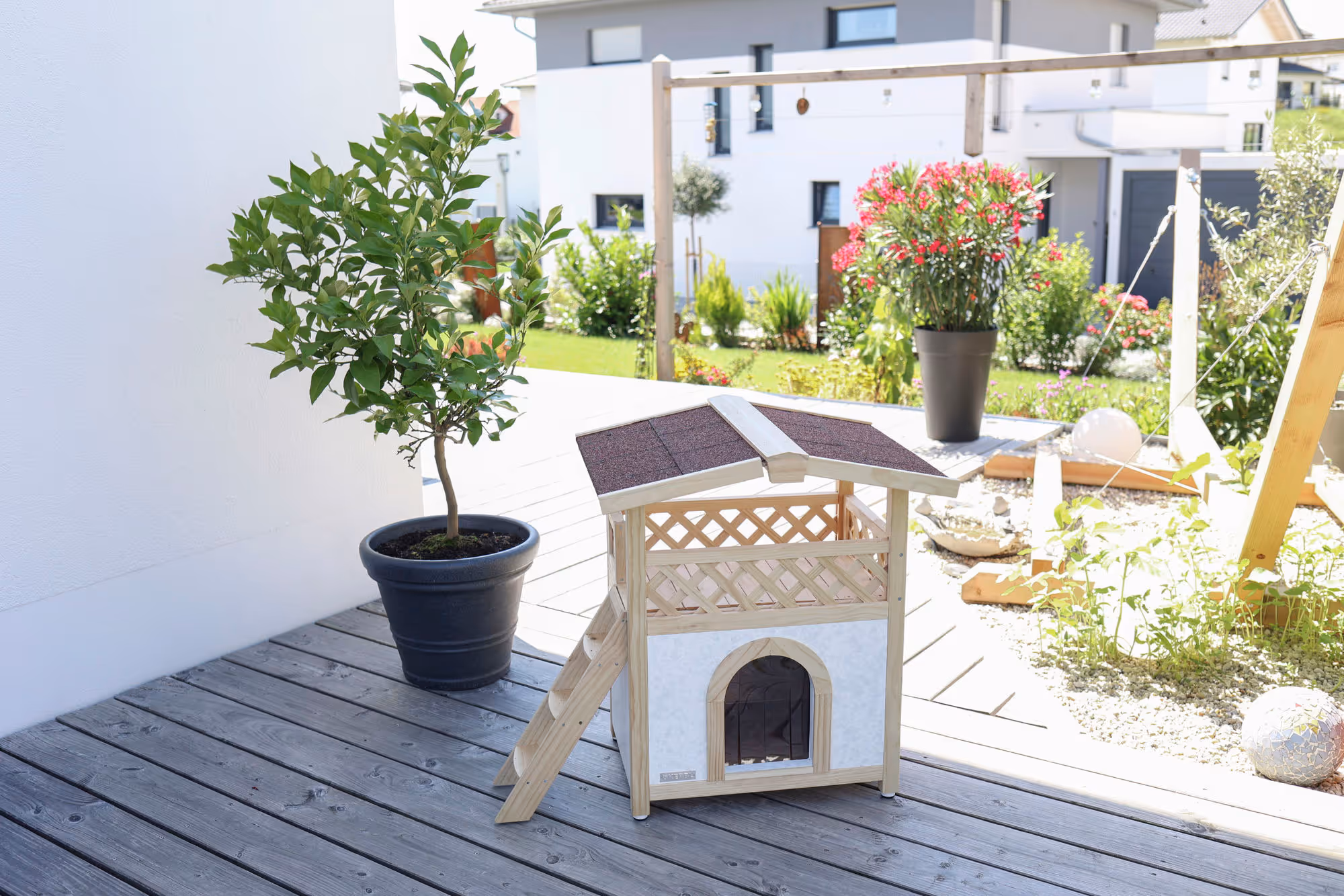 Maison pour chat Tyrol Alpin 88X57X77cm