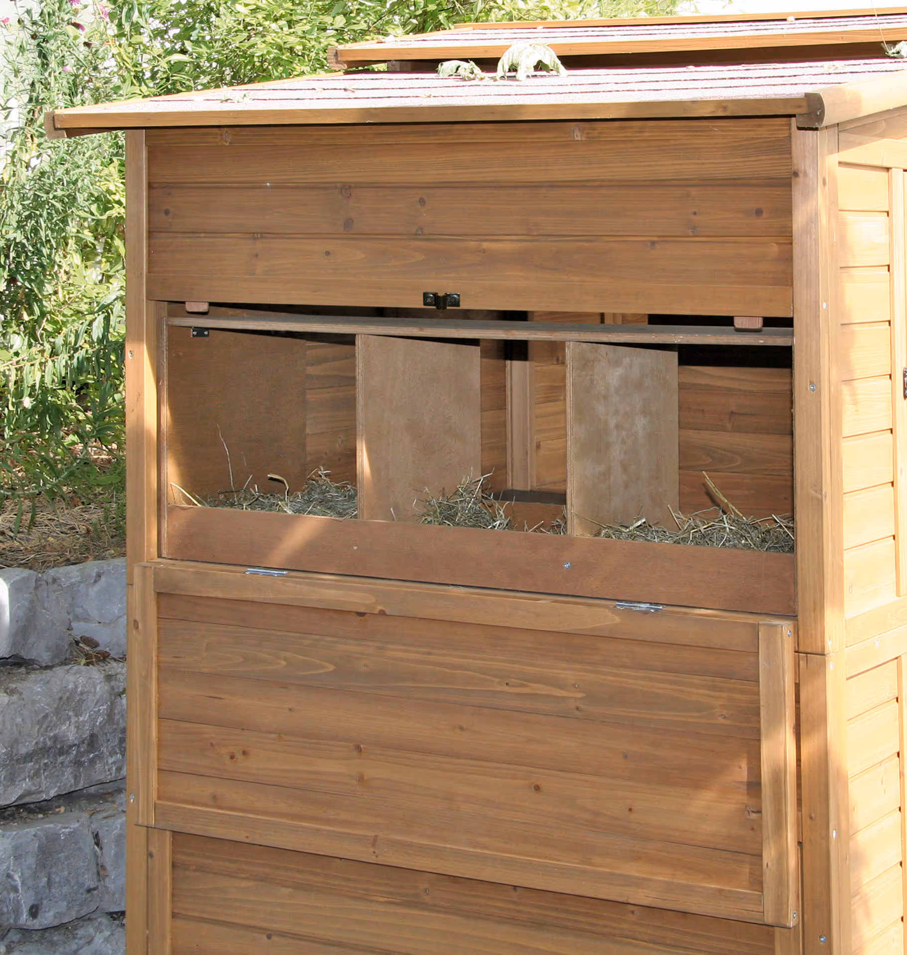 Maison pour poules bois, 222X115X200cm