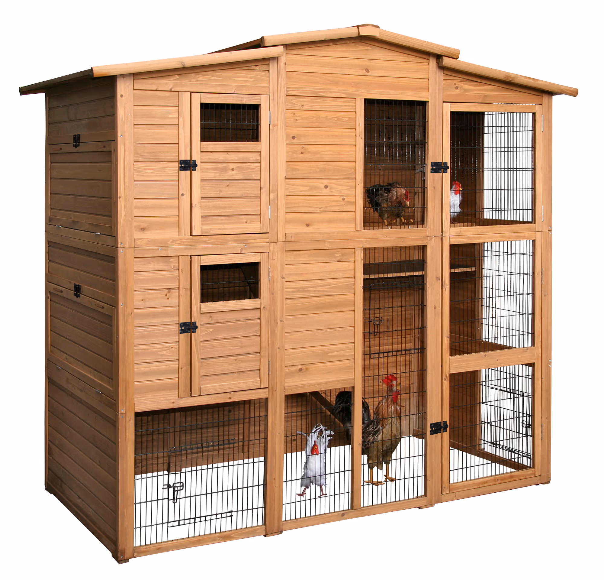 Maison pour poules bois, 222X115X200cm