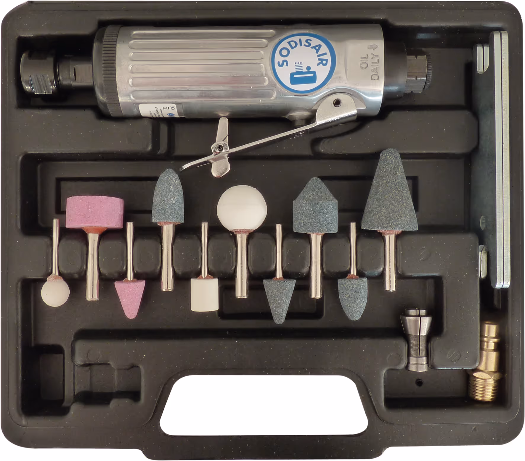 Mallette 16pcs meuleuse + accessoires