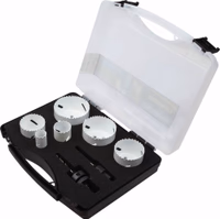 MALLETTE 8 PCS SCIE CLOCHE BIMETAL COBALT 8% Ø22-35-51-57-68-76 MM + 2 PILOTES