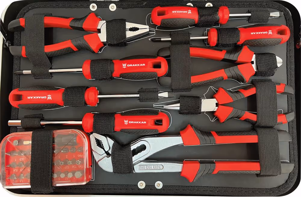 MALLETTE DE DEPANNAGE 105 PCS 1/2" + 1/4"