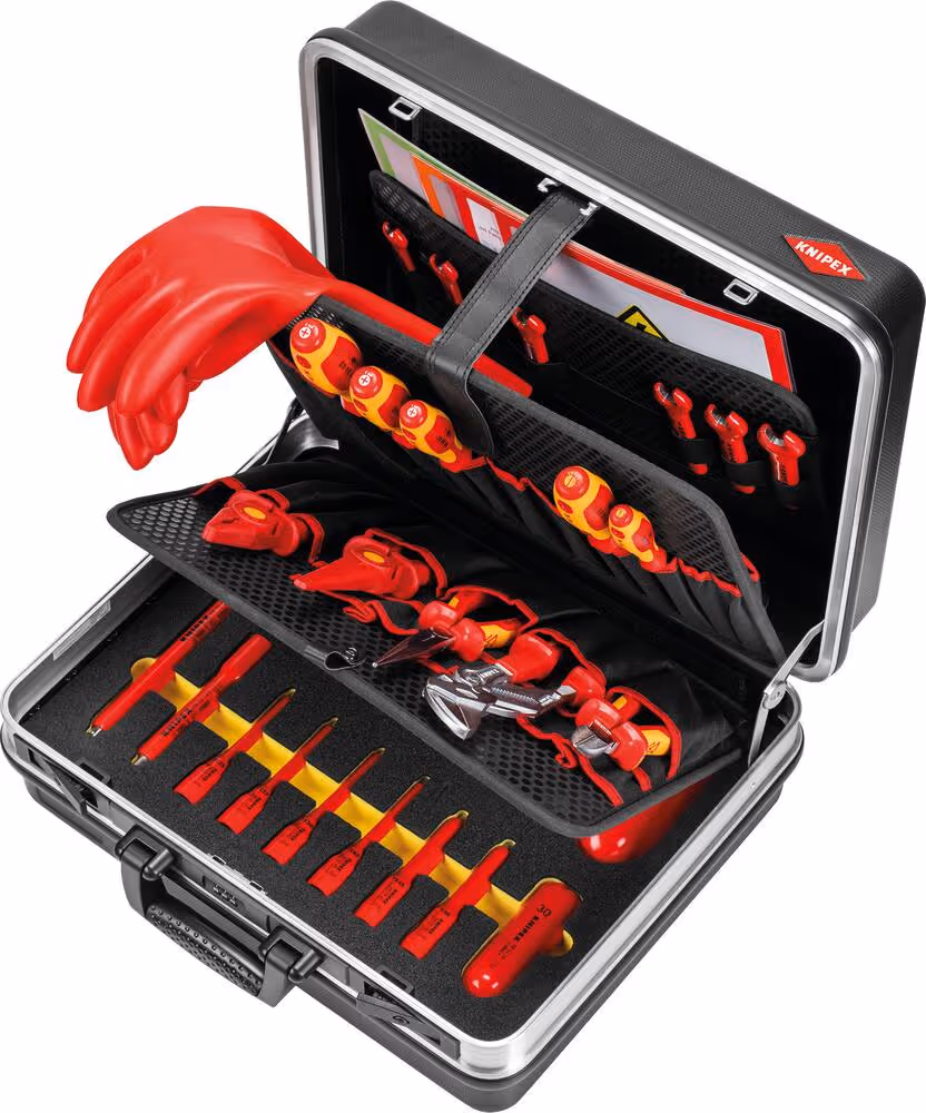MALLETTE DE DEPANNAGE POUR VEHICULES ELECTRIQUES 30 OUTILS KNIPEX