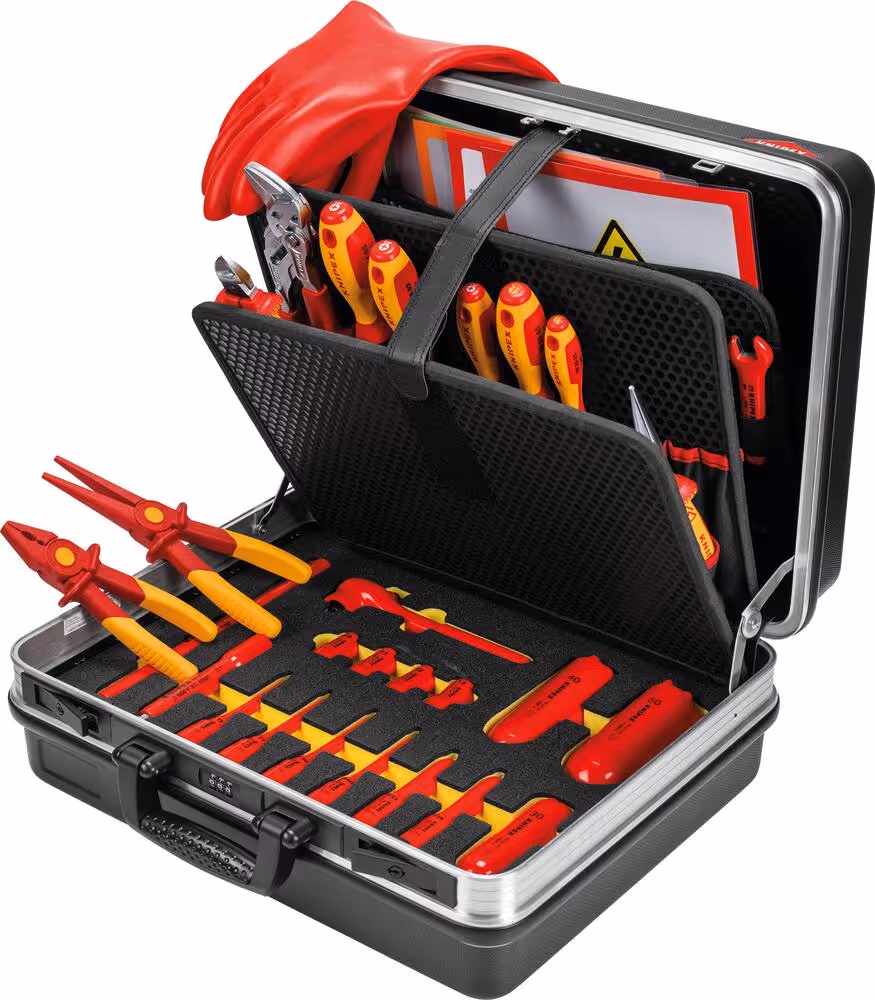 MALLETTE DE DEPANNAGE POUR VEHICULES ELECTRIQUES 30 OUTILS KNIPEX