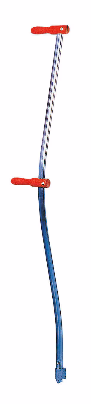 Manche de faux 150cm courbé 