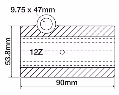 Manchon accouplement arbre transmission pont avant / tracteur Renault