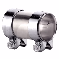 Manchon droit d'échappement Ø int 70 mm galva