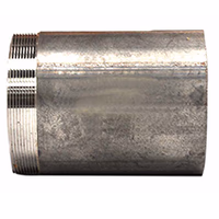 Manchon filete male en acier noir type ferrari 5'' x 150mm