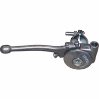 Manette gaz acier fixation collier 23 a 27mm