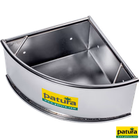 Mangeoire d'angle en inox