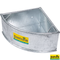 Mangeoire d'angle, galvanisée