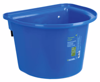 Mangeoire de porte plastique 12l, bleu