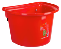 Mangeoire de porte plastique 12l, rouge