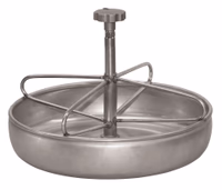 Mangeoire inox pour porcelet 2L