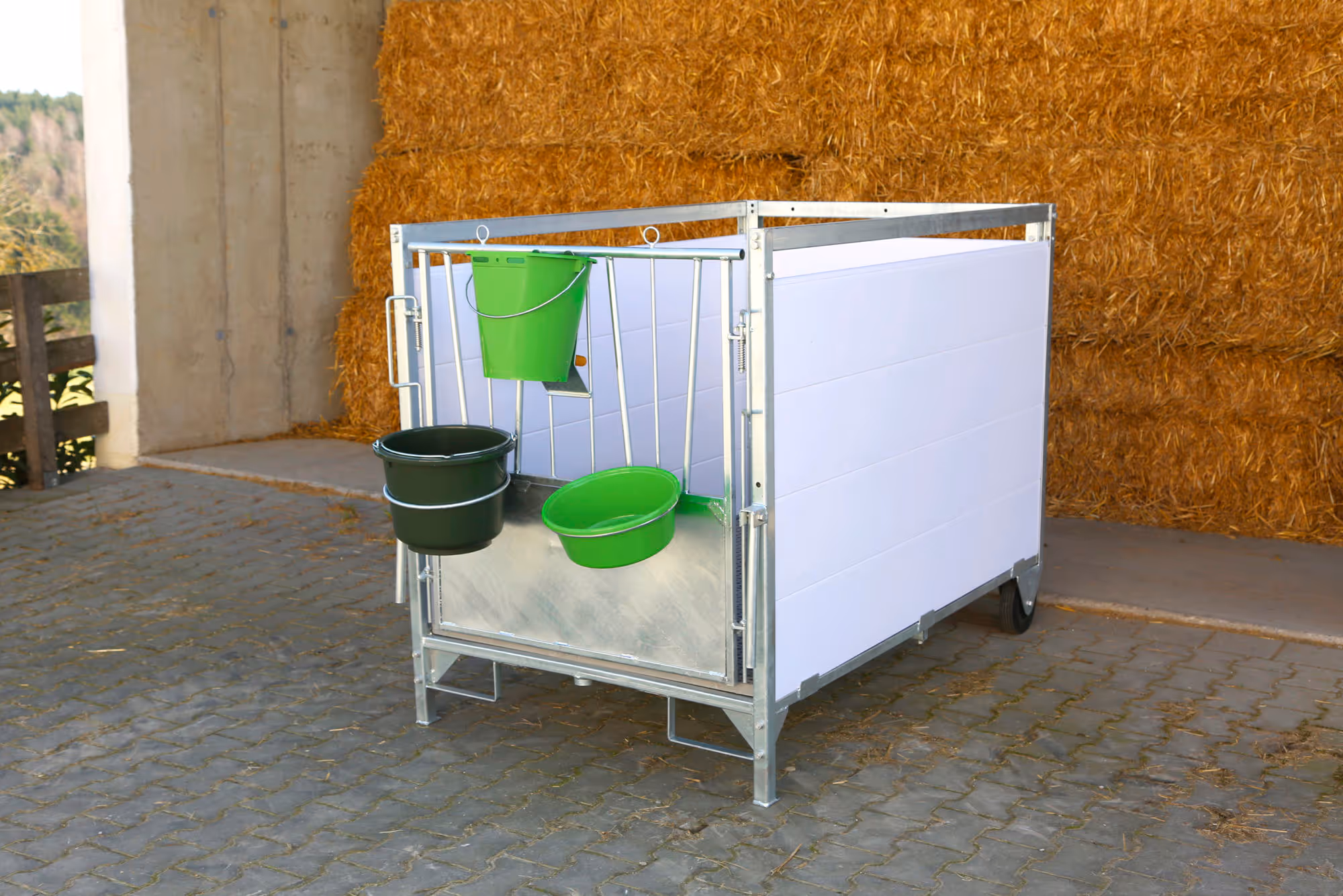 Mangeoire plastique 6l, verte