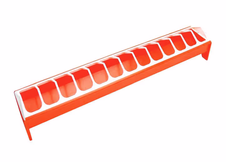 Mangeoire PVC pour poule 12x75cm