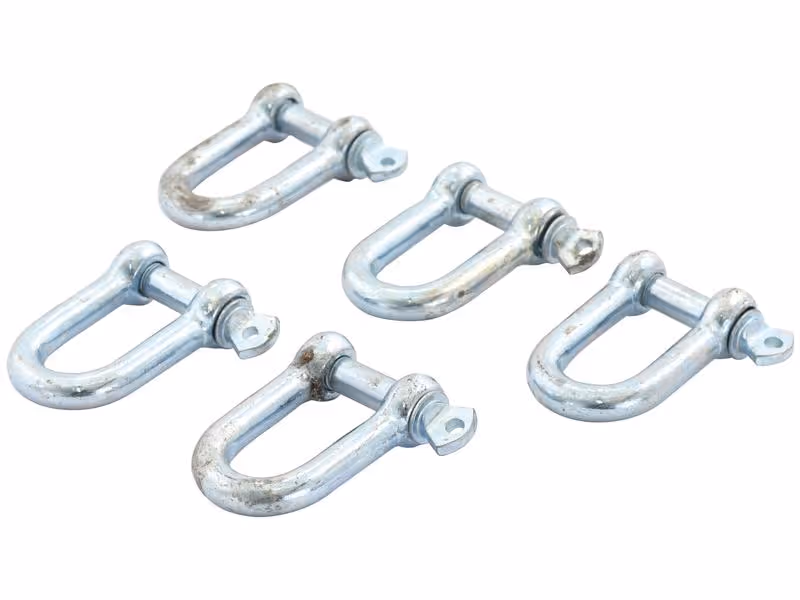 Manille à visser, Ø axe10mm x 18mm Largeur de mâchoire - Vendu par 5