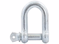 Manille à visser, Ø axe19mm x 37mm Largeur de mâchoire - Vendu par 5