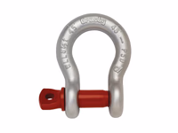 Manille d'ancrage à vis G209 - SWL: 1/2T, Taille 6.35mm (5 pièces)