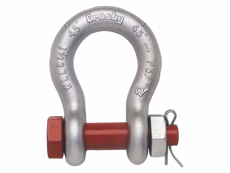 Manille d'ancrage de type boulon G2130 - SWL: 1/2T, Taille:6.35mm