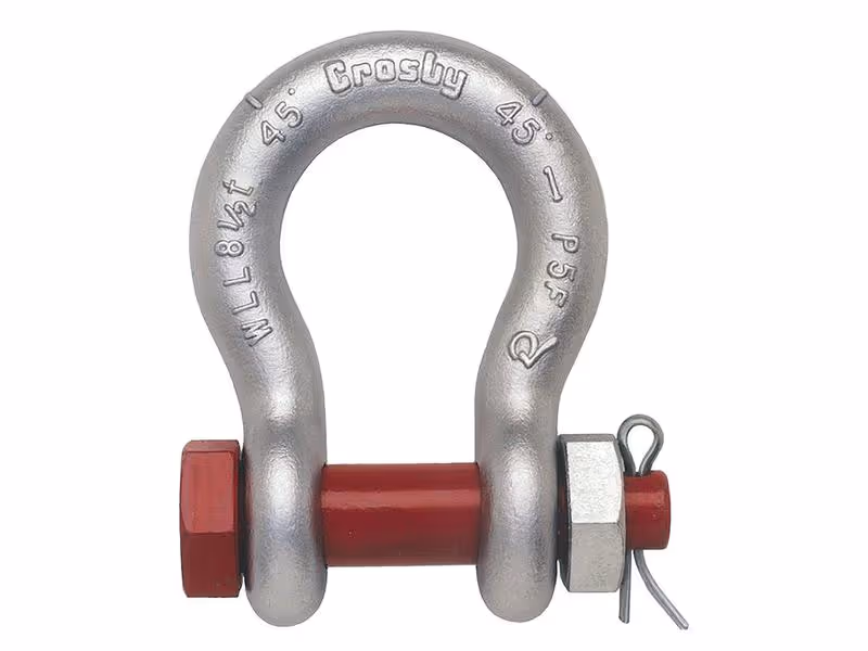 Manille d'ancrage de type boulon G2130 - SWL: 3/4T, Taille:7.94mm