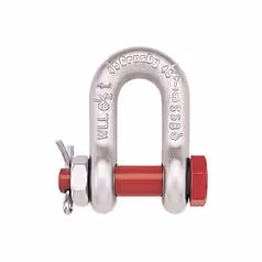 Manille droite de type boulon G2150 - SWL: 8 1/2T, Taille: 25.40mm