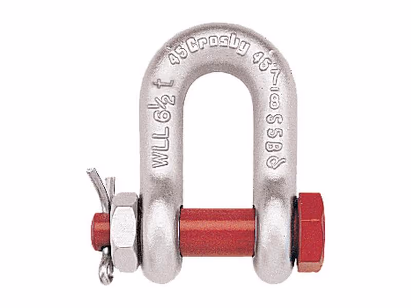 Manille droite de type boulon G2150 - SWL: 4 3/4T, Taille: 19.05mm